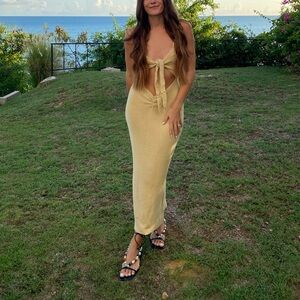 WeWoreWhat Crochet Knit Maxi Dress